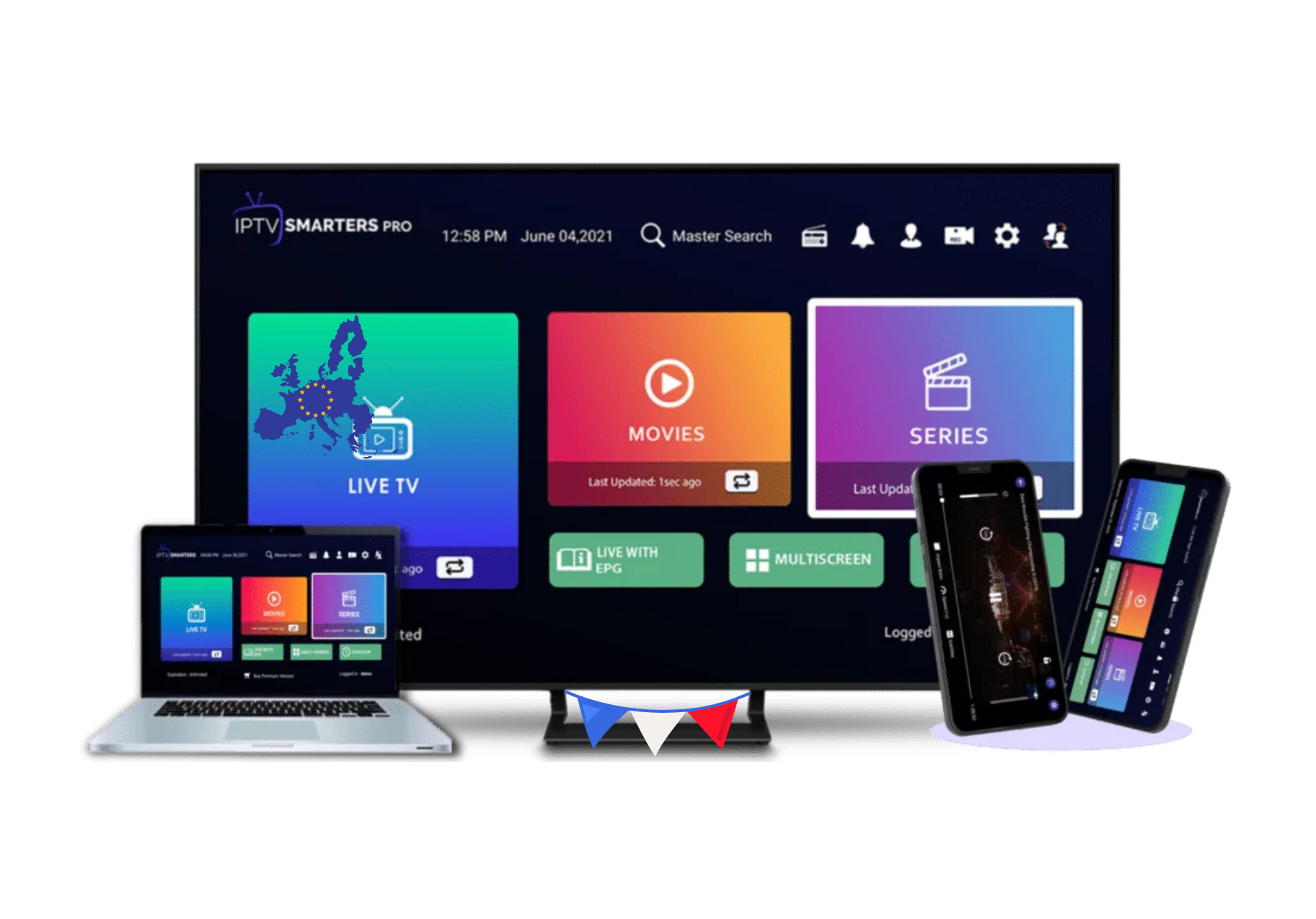 smarters pro aacceuille